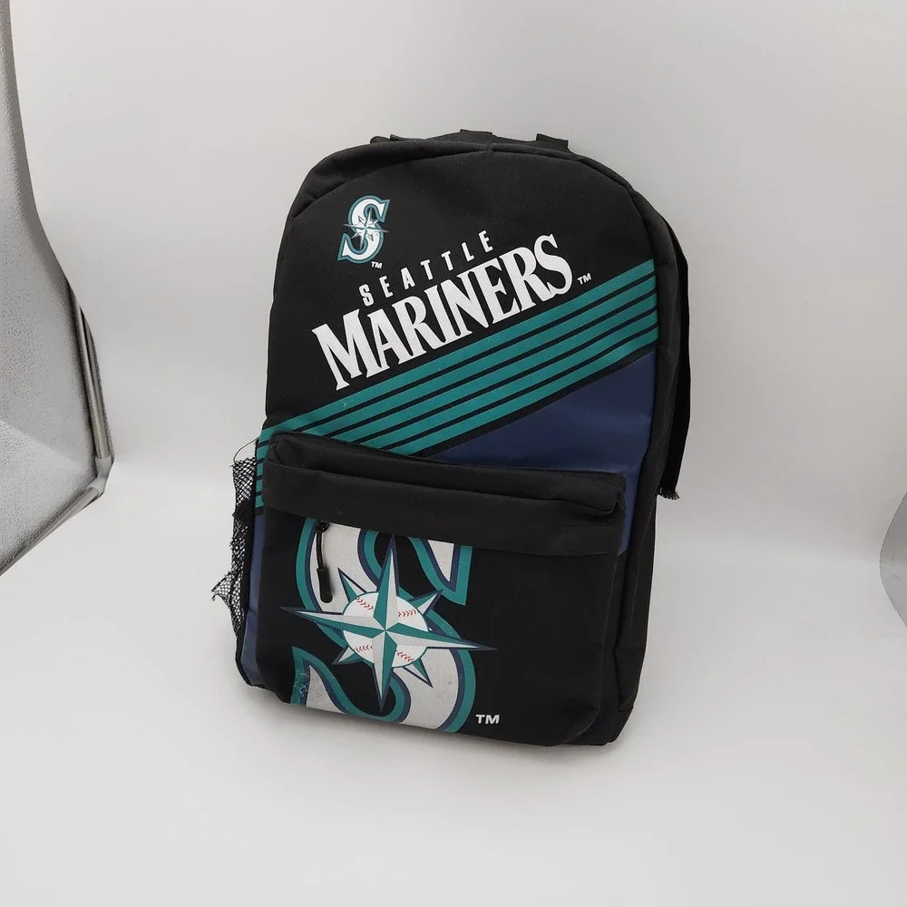 Mojo Seattle Mariners Backpack Kids One Size Black MLB Baseball Team Gear